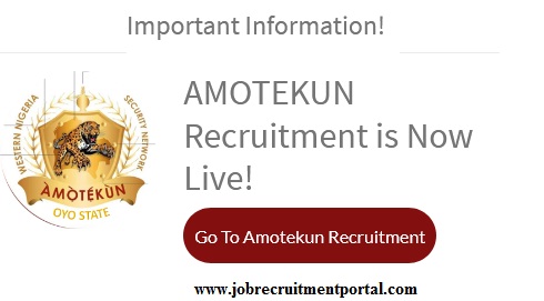 Oyo State Amotekun Recruitment