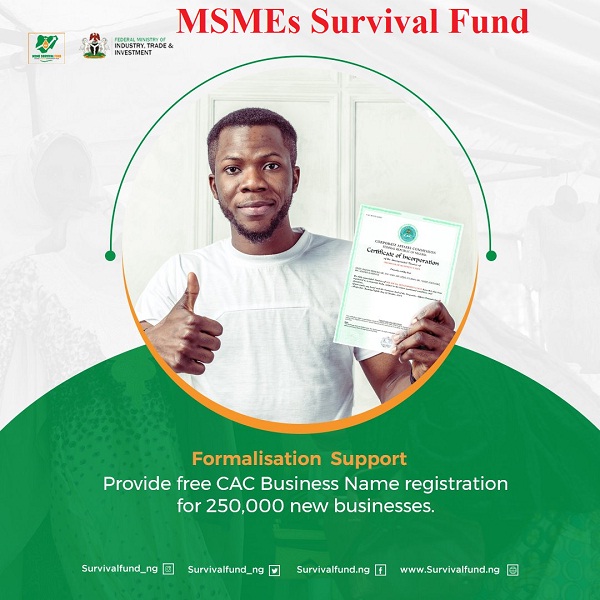 How to Apply for FG CAC Free 250,000 Business Name Registration for MSMEs Survival Fund 2020