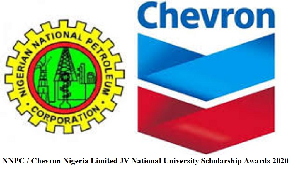 NNPC Chevron Nigeria Limited JV National University Scholarship Awards 2020
