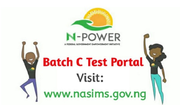 NPower NASIMS Login Portal for Batch C Applicants Assessment Test www.nasims.gov.ng