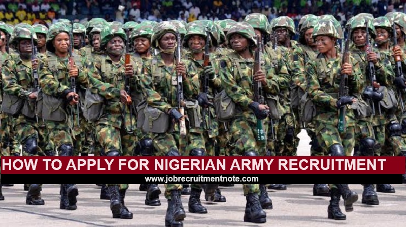 How to Apply for Nigerian Army Recruitment